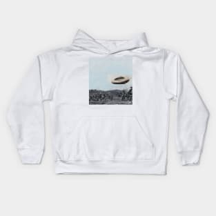 A UFO Landing in the Civil War Kids Hoodie